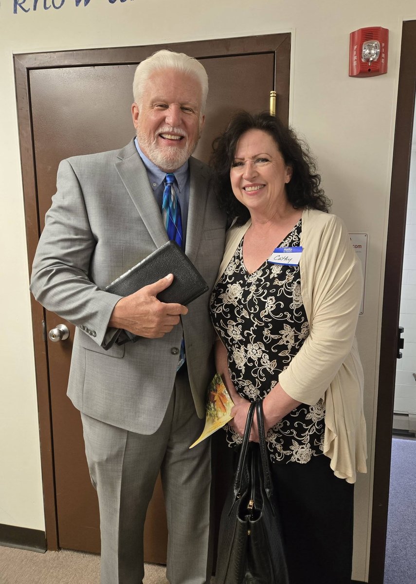 Tom and Cathy Hughes at church