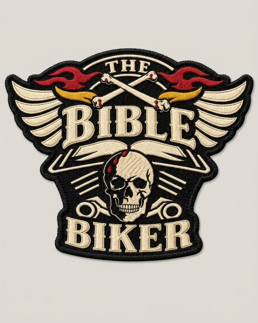 The Bible Biker patch