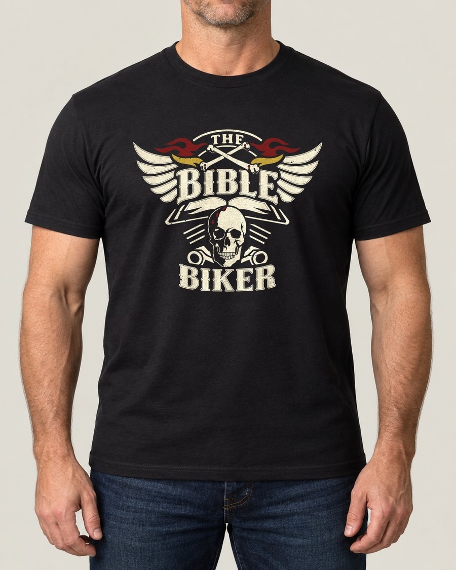 Bible Biker tee